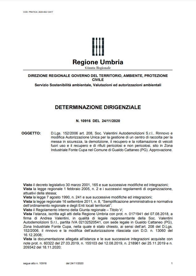 Quarta certificazione